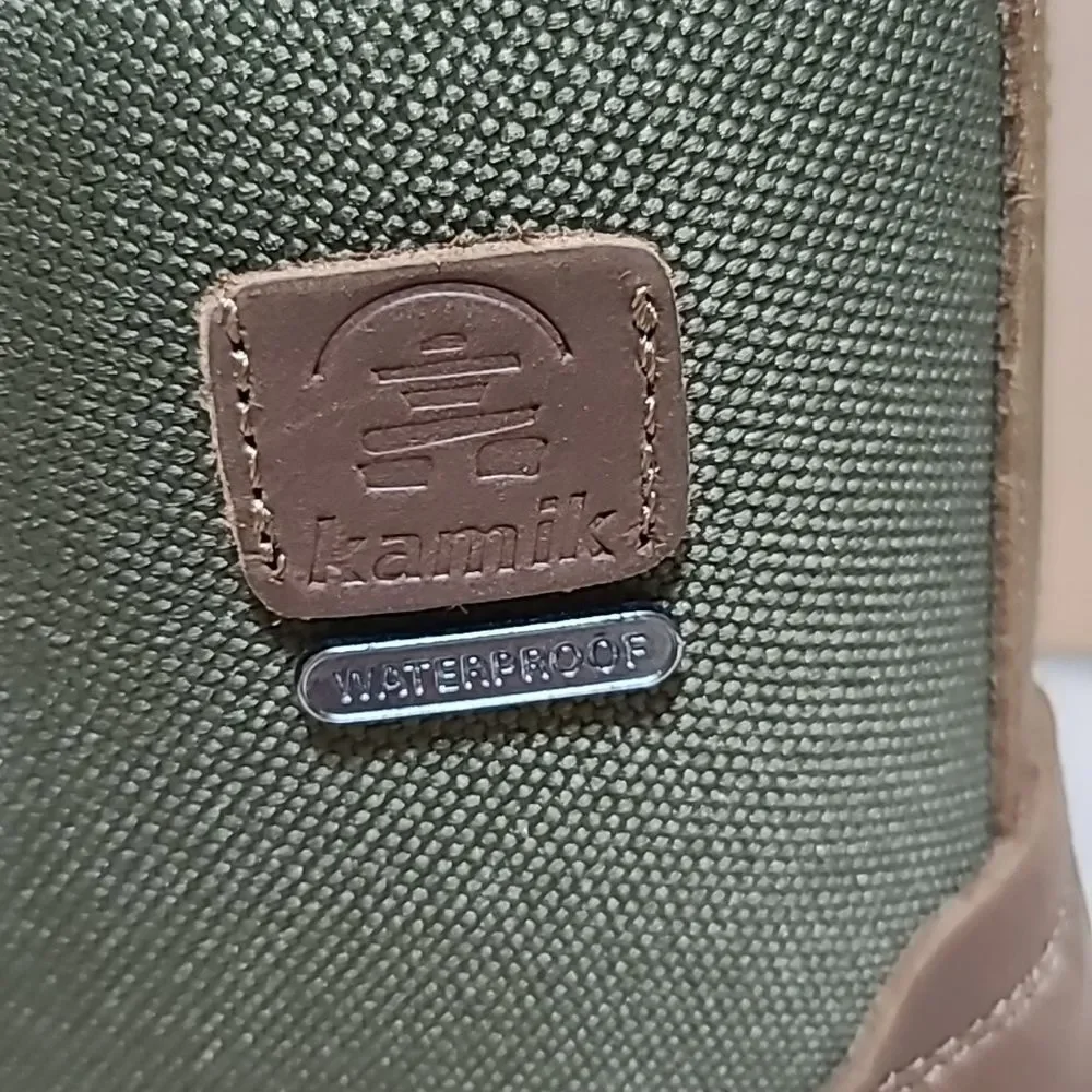 Kamik Lawrence N Boots - Dark Olive 7 D NEW